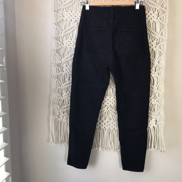 Bershka high waisted black denim Sz US 4 jeans - Picture 6 of 9
